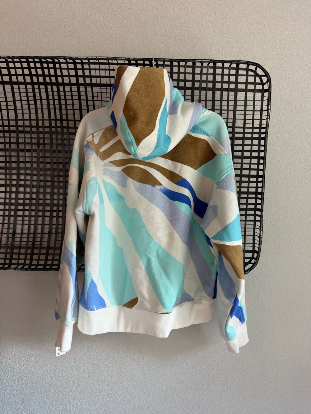 Free people a cut above printed hoodie ivory retro sun - Picture 4 of 6